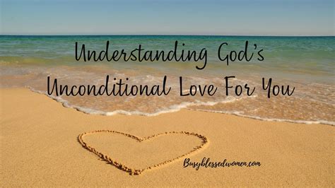 God's Unconditional Love
