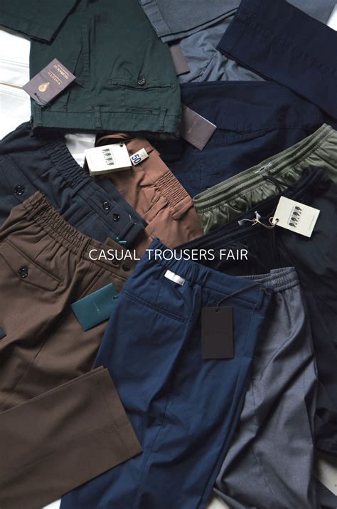 【giab’s ARCHIVIO】【BERWICH】【BONHEUR】～CASUAL TROUSERS FAIR～ | CIENTO BLOG