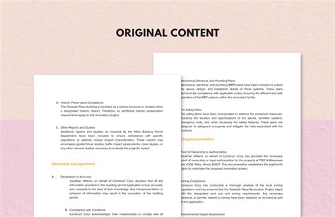 Image result for Building Permit Example