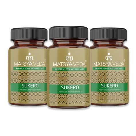Buy Matsya Veda SUKERO Herbal Supplement | Blood Sugar and Diabetes ...