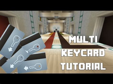 Image result for How to Make a Key Card System in Minecraft Java 1.18