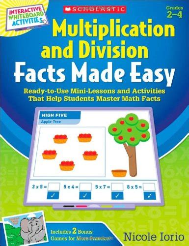 Buy Interactive Whiteboard Activities Multiplication and Division Facts ...
