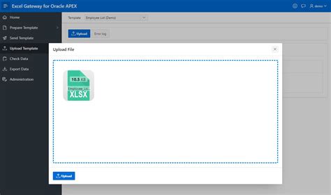 Image result for APEX-Oracle Upload Excel File Example
