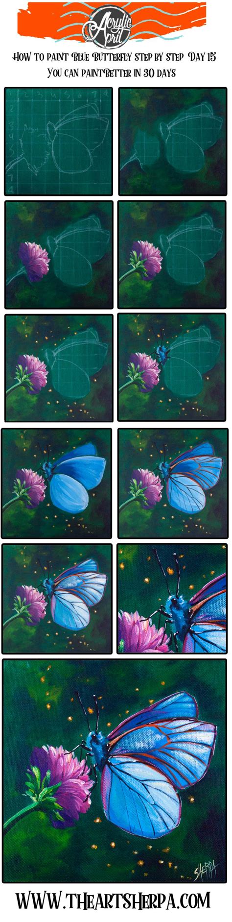 Image result for Acrylic Butterfly Tutorial