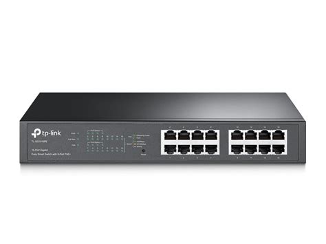 TP-Link 16 Port Gigabit PoE Switch 8 PoE Port+ @150W Easy Smart Plug ...