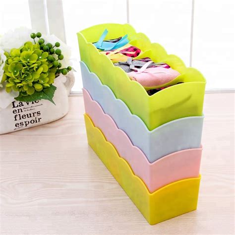 FINWARE Plastic Innerwear Socks Storage Drawer Organiser (Set of 4 ...