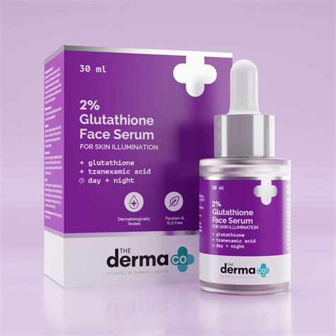 2% Glutathione Serum for Skin Brightening - 30ml | The Derma Co