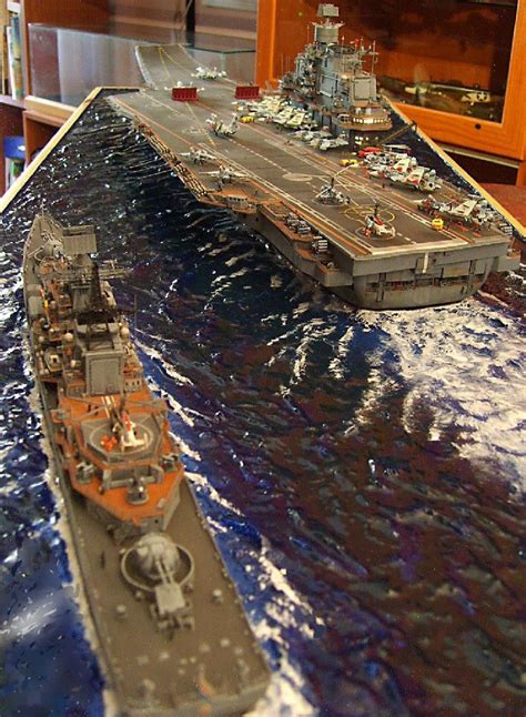 Scale Model Ships on Display