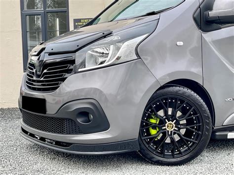 Voorspoiler Renault Trafic 2014-2022 | glans zwart - De Bedrijfswagen