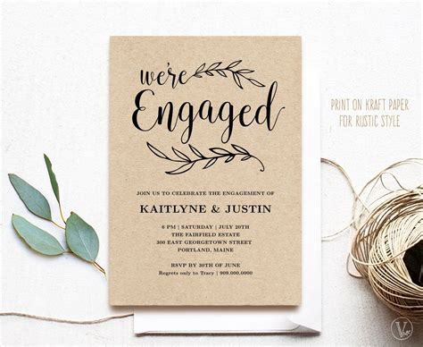 Engagement Party Invitations