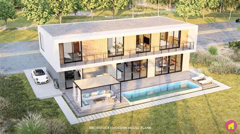 2,900 sq ft Modern Beach House - ANK STUDIO House Plans