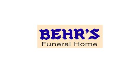 Behr's Funeral Home Obituaries & Services In Dubuque, Ia