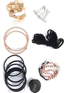 Born Baby Nazar Combo Pack of 7 Items (Paal mani,Paal Bangles,Hip Black ...