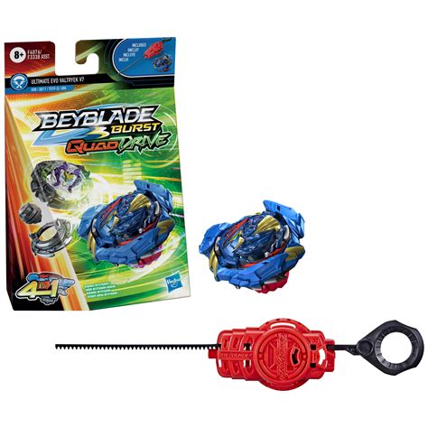 Beyblade Burst QuadDrive Ultimate Evo Valtryek V7, 4-in-1 Spinning Top ...