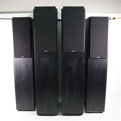 Jamo Four Speaker Floorstanding Tower Set Black (Tower Pair E770 and T
