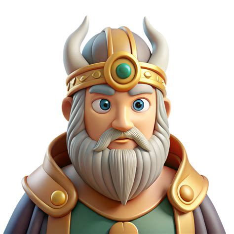 stunning avant-garde Odin, Norse god of wisdom, one-eyed, NO BACKGROUND ...