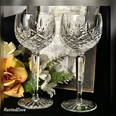 Waterford Crystal Wine Glasses / Waterford Kenmare Wine Hocks / Cut ...