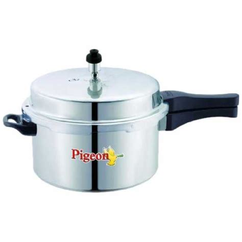 Pigeon Calida Aluminium 5 L Pressure Cooker (Induction Base, Outer Lid ...