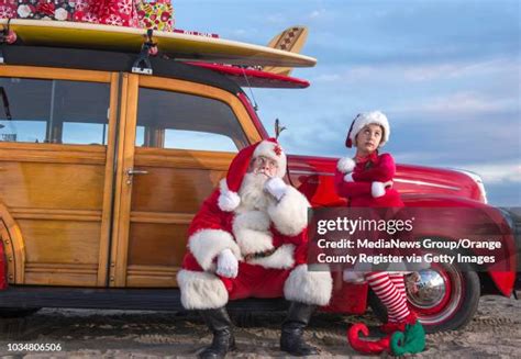Tim Connaghan, the self-proclaimed "Premiere Celebrity Santa," prepared to meet pint-sized visitors