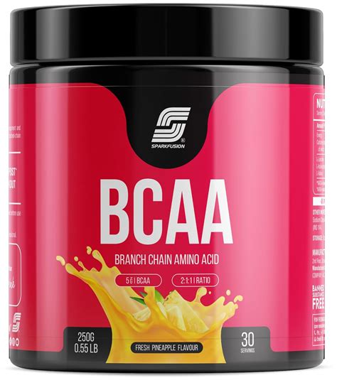 Sparkfusion BCAA Pure-Amino -250 gm (30 Servings) With Complete Ratio ...