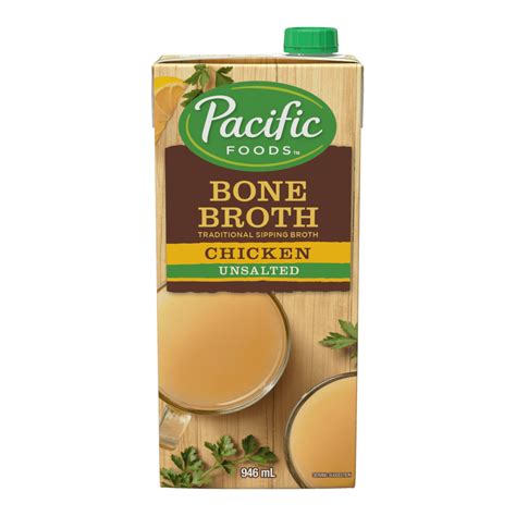 Chicken Bone Broth Unsalted – Pacific Foods Canada