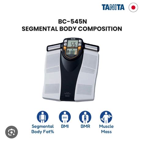 Tanita Segmental Body Composition Monitor BC-545N (BC545N) / Weighing Scale, Health & Nutrition ...