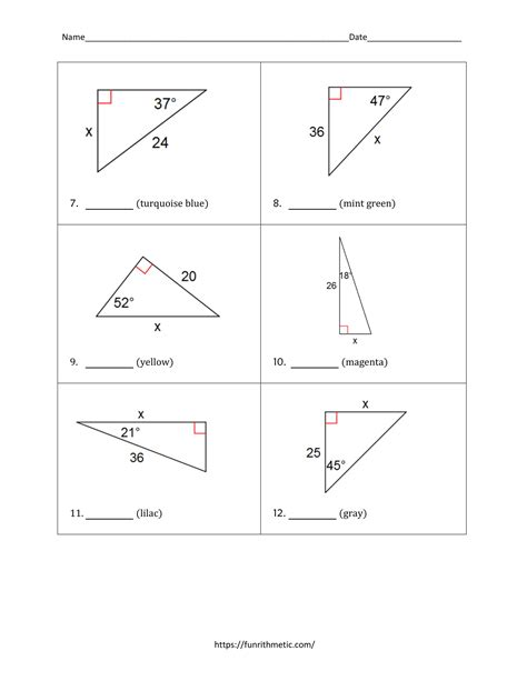 Solving Triangles Practice 的图像结果