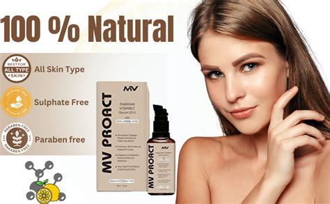 Mv Proact Vitamin C Face Serum with Hyaluronic Acid and Sulphate ...
