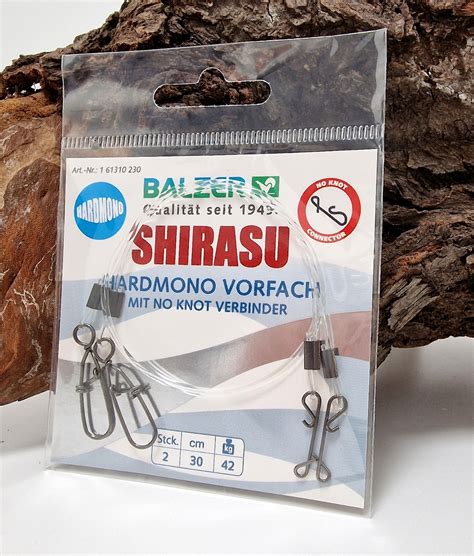 Balzer Hardmono Rig mit No Knot 1,00mm 30cm 42kg Hecht | Der Angler