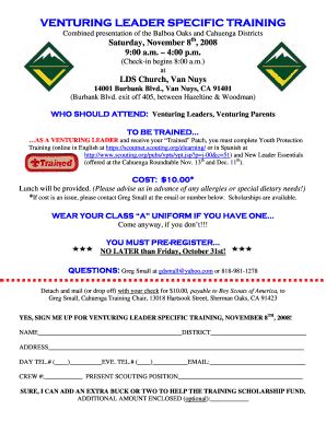 Fillable Online balboaoaks bsa-la Venturing leader specific training ...