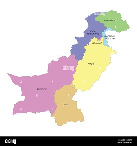 Pakistan Map With Provincial Boundaries