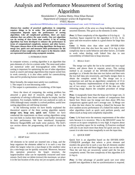 Image result for Performance Analysis of Various Algorithms