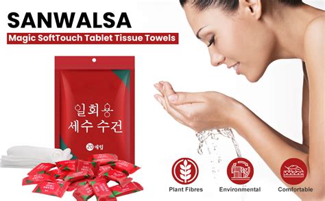 SANWALSA (Pack of 20 pcs) Big Magic SoftTouch Tablet Tissue Towels ...