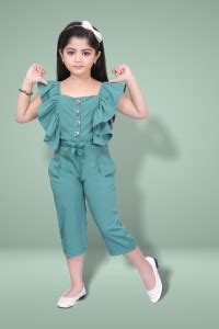 GLAMOUR WORLD GARMENTS Solid Girls Jumpsuit - Buy GLAMOUR WORLD ...