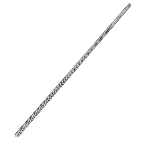 Trapezoidal Threaded Rod, 2mm Picth 8mm Screw Bar Stud Stainless Steel ...