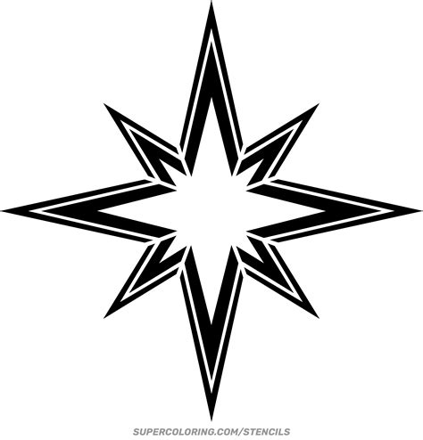 Plantilla de la estrella de Belén | Manualidades de papel para niños