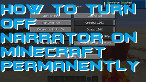 How to Turn Off Narrator Minecraft Java 的图像结果