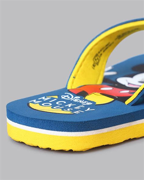 Mickey & Friends Printed Blue Flip-Flops For Kids Boys – Kidsville