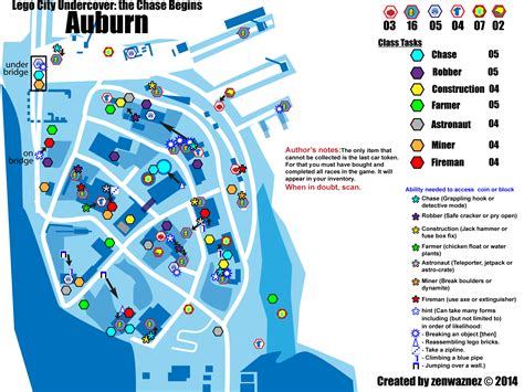 Lego City Undercover The Chase Begins Map