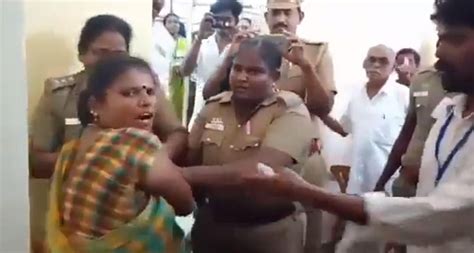 Tamil Nadu local body polls: Candidate attacked by cops after ...