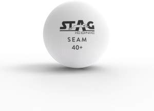 Stag iconic Seam Plastic | Advanced High Performance 40+mm Table Tennis ...