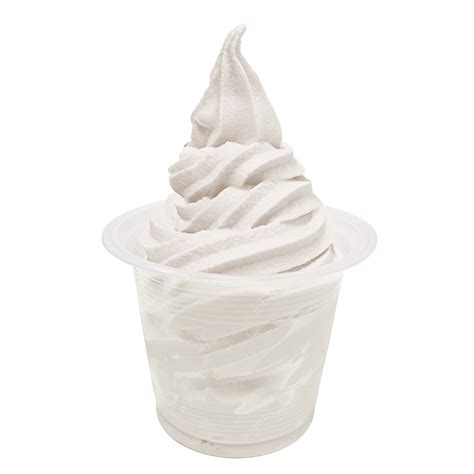 Vanilla Soft Serve Ice Cream In A Cup
