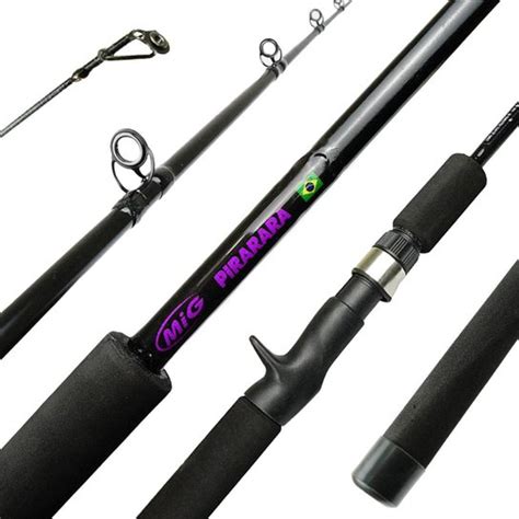 Vara extra pesada para pesca amazônica de pirarara e piraíba