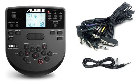 Buy Alesis Surge Drum Module with Cable Snake and Silverline Audio 10ft ...