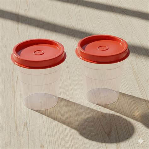 Tupperware Mini Storage Containers Set of 2 – Small Snack & Condiment ...