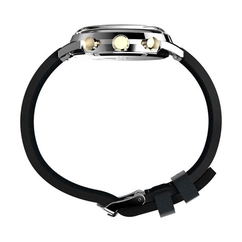 Timex Men Beige Analogue Round Stainless Steel Dial Watch