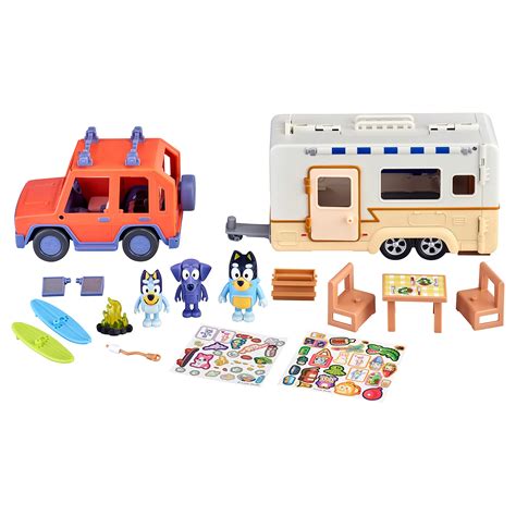 Buy Bluey Ultimate Caravan Adventures - Caravan Playset and Three 2.5-3 ...