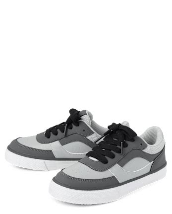 Boys Colorblock Low Top Sneakers - GRAY | The Children's Place