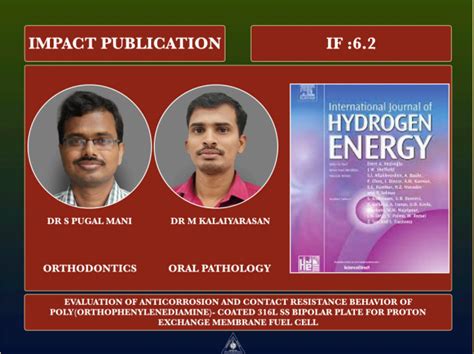 High Impact Publication — ORAL PATHOLOGY-SAVEETHA