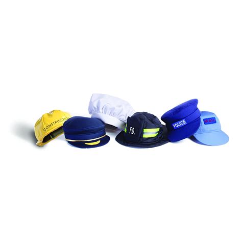 Brand New World Community Helper Dramatic Dress Ups Hat Collection ...